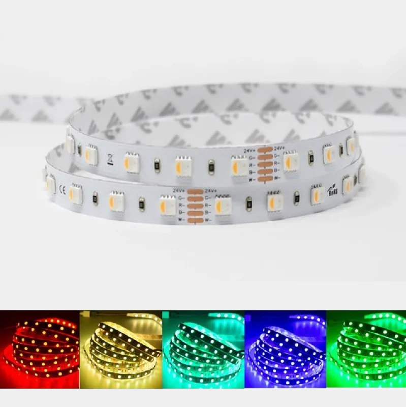 Industrial Ceiling - Mounted Lighting for Assembly PlantsLED 5m Strip Light 5050 Chip RGB+White Industrial Ceiling - Mounted Lighting for Assembly PlantsLED 5m Strip Light 5050 Chip RGB+White