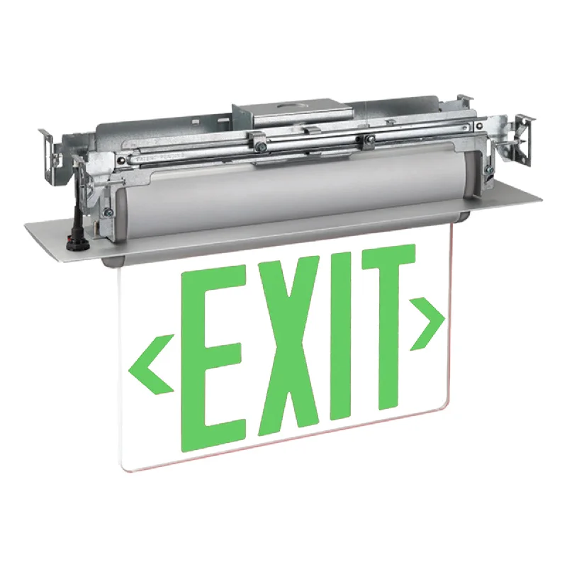 Industrial Lighting for Chemical PlantsExitronix Universal Swivel Mount LED Edge-Lit Exit Sign Industrial Lighting for Chemical PlantsExitronix Universal Swivel Mount LED Edge-Lit Exit Sign
