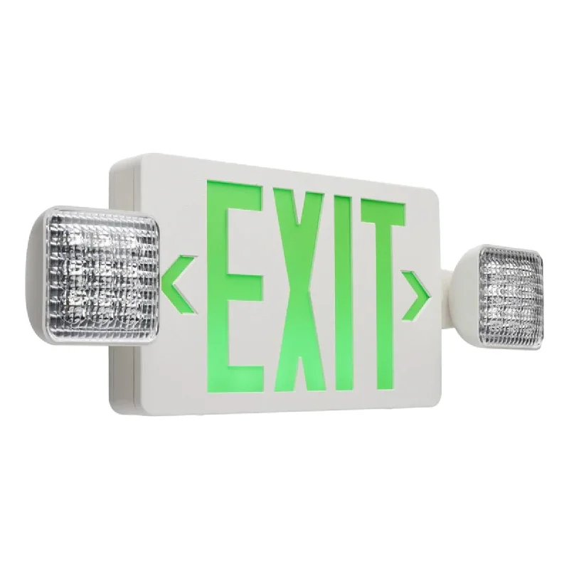 Waterproof Industrial Lighting for Wet AreasSatco|Nuvo LED Exit & Emergency Light Combo Waterproof Industrial Lighting for Wet AreasSatco|Nuvo LED Exit & Emergency Light Combo