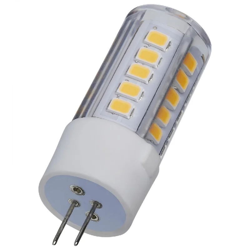 Industrial Lighting for Electronics ManufacturingT6 Mini LED Bulb, 4.5 Watts, 430 Lumens, 3000K, G4 Base, Clear Finish, 12V Industrial Lighting for Electronics ManufacturingT6 Mini LED Bulb, 4.5 Watts, 430 Lumens, 3000K, G4 Base, Clear Finish, 12V