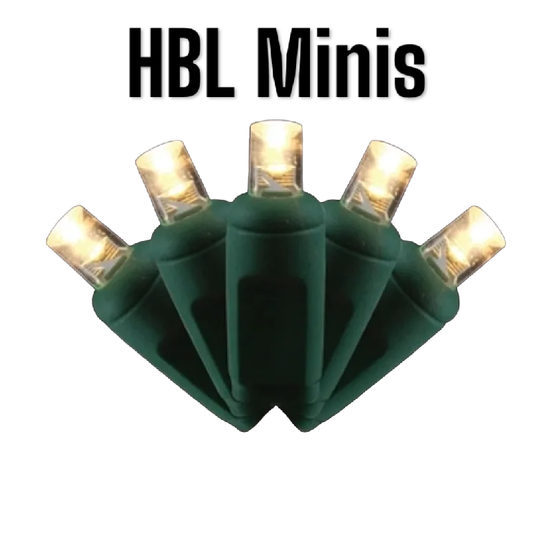 String Lights for Restaurant Outdoor SeatingMini Lights - HBL 6" spacing 50L