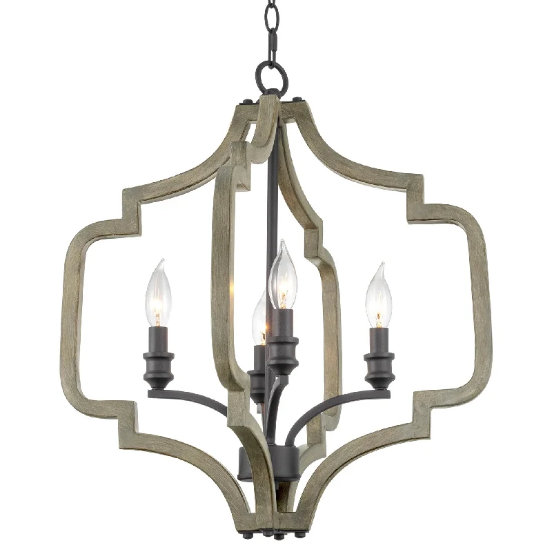 Industrial Lighting for Pharmaceutical ManufacturingKira Home Atwood 23" 4-Light Farmhouse Pendant Light Chandelier, Open Design, Gray Oak Wood Style + Sandblasted Black Finish Industrial Lighting for Pharmaceutical ManufacturingKira Home Atwood 23" 4-Light Farmhouse Pendant Light Chandelier, Open Design, Gray Oak Wood Style + Sandblasted Black Finish