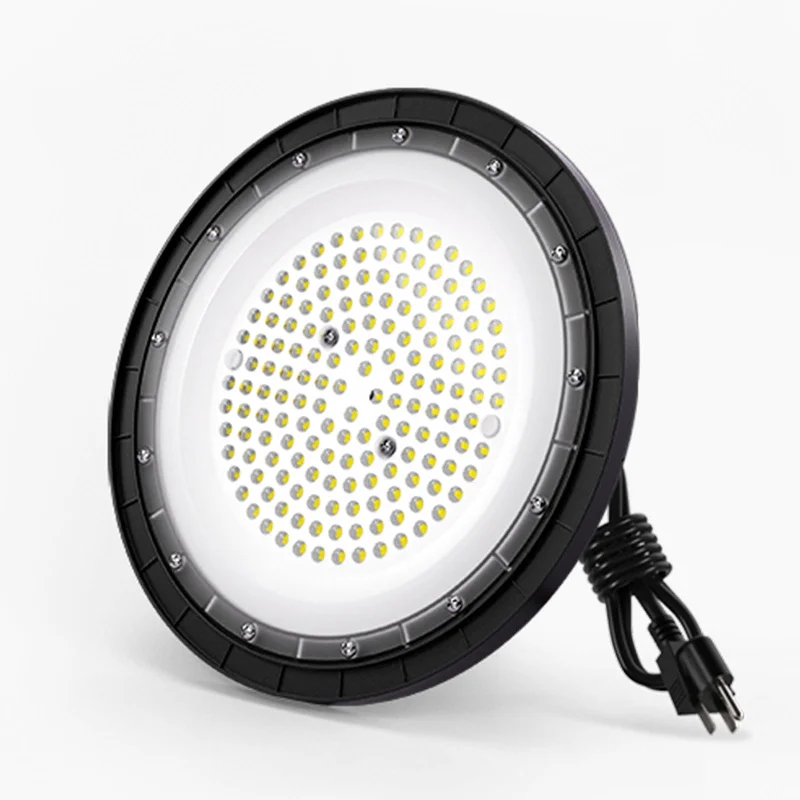 Industrial Lighting for Woodworking Factories6/10 Pack UL Listed UFO Led High Bay Shop Lighting, 5000K, 150W, 120V, 21000LM, Light Dacay <5%, IP65 Waterproof Industrial Lighting for Woodworking Factories6/10 Pack UL Listed UFO Led High Bay Shop Lighting, 5000K, 150W, 120V, 21000LM, Light Dacay <5%, IP65 Waterproof
