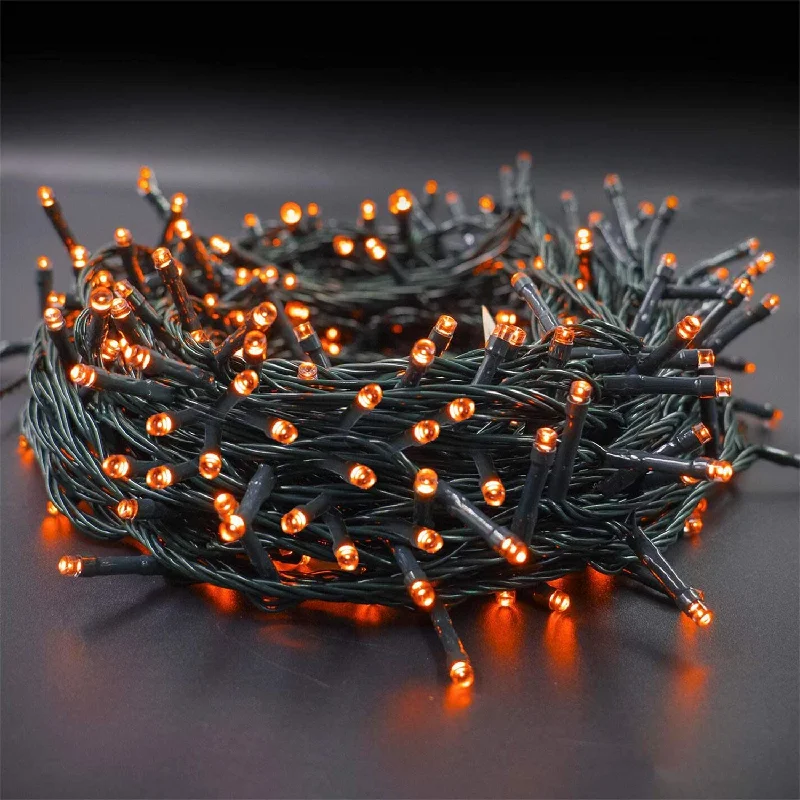 String Lights for Balcony Decoration200 LED Orange Halloween String Lights - 66ft - 8 Modes - Outdoor/Indoor - 1 Pack String Lights for Balcony Decoration200 LED Orange Halloween String Lights - 66ft - 8 Modes - Outdoor/Indoor - 1 Pack