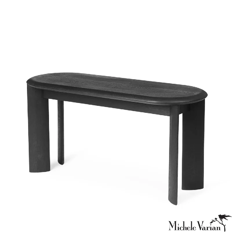 Industrial Lighting for Automotive Manufacturing PlantsBevel Bench | Black Oiled Oak Industrial Lighting for Automotive Manufacturing PlantsBevel Bench | Black Oiled Oak