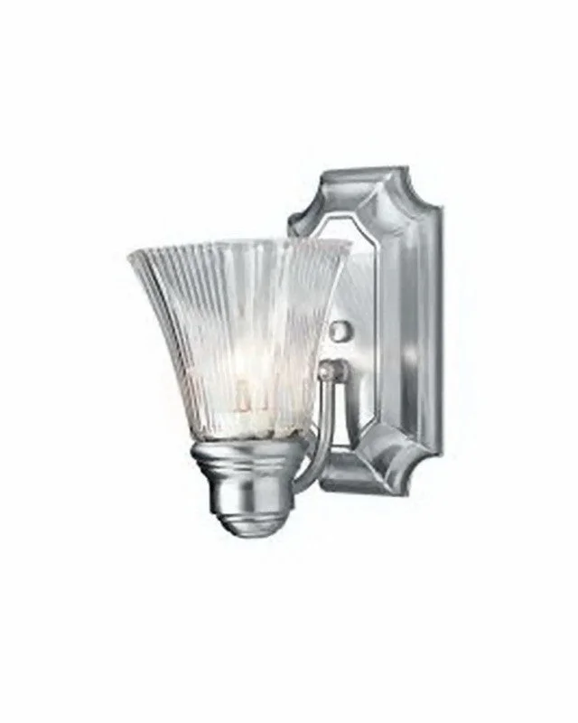 Trans Globe Lighting PL2501 BN One Light Energy Efficient Fluorescent Wall Sconce in Brushed Nickel Finish Trans Globe Lighting PL2501 BN One Light Energy Efficient Fluorescent Wall Sconce in Brushed Nickel Finish