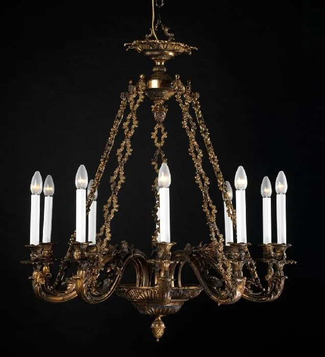 Minimalist Chandeliers for Sleek and Simple Interiors10 Light Classic Brass Chandelier Minimalist Chandeliers for Sleek and Simple Interiors10 Light Classic Brass Chandelier