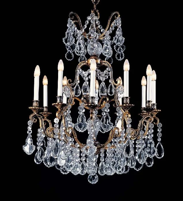 Chandeliers with Metal Frames in Copper Finish12 Light Brass Chandelier With Hand Cut Bohemian Crystals Chandeliers with Metal Frames in Copper Finish12 Light Brass Chandelier With Hand Cut Bohemian Crystals