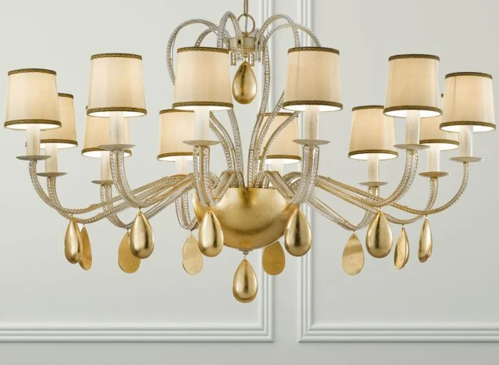 French Country Chandeliers with a Romantic Aura12 Light Chandelier