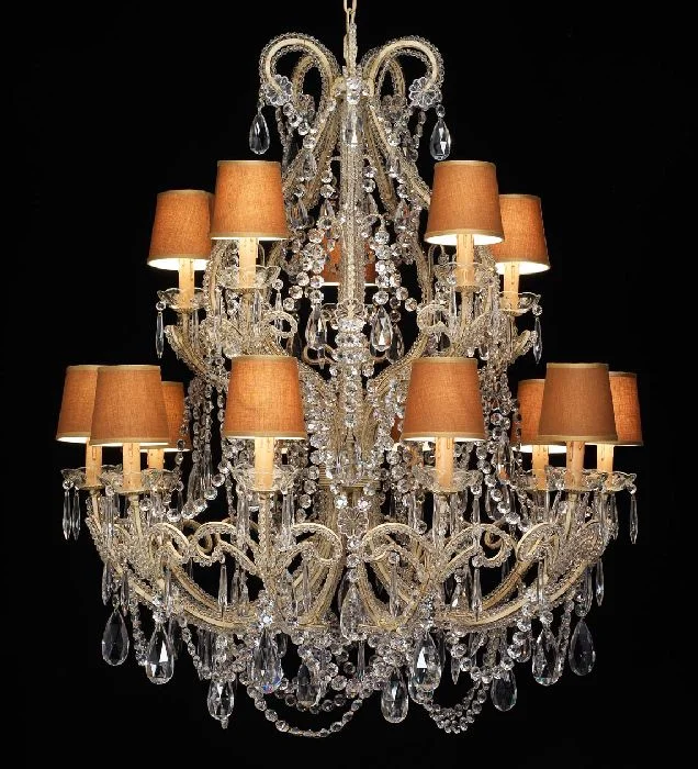 Bohemian - Style Beaded Chandeliers for Eclectic Decor15 Light Chandelier With Amber Shades Bohemian - Style Beaded Chandeliers for Eclectic Decor15 Light Chandelier With Amber Shades