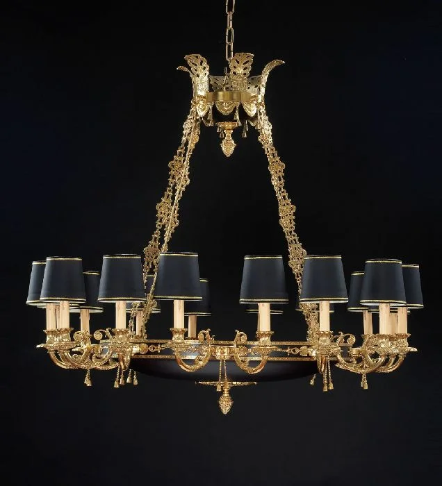 Chandeliers with Dimmable Lights for Ambiance Control16 Light French Gold Chandelier With Black Shades Chandeliers with Dimmable Lights for Ambiance Control16 Light French Gold Chandelier With Black Shades
