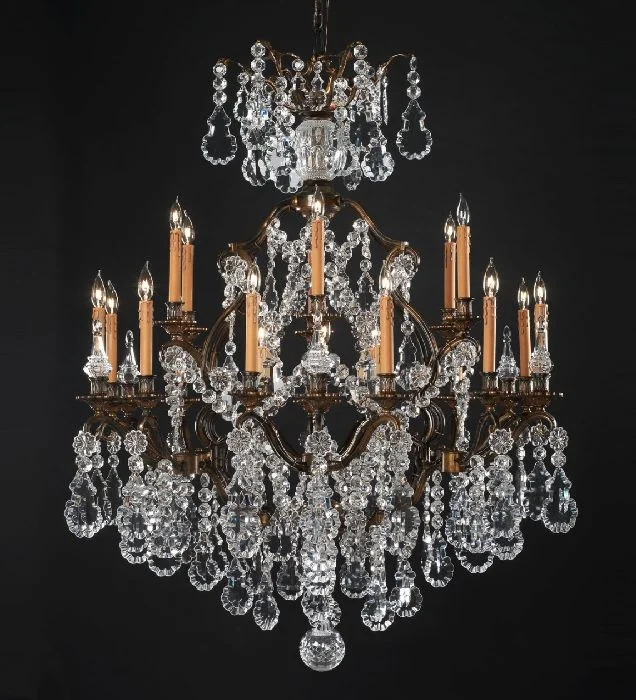 Mid - Century Modern Chandeliers for Vintage Appeal24 Light Brass Chandelier With Crystals Mid - Century Modern Chandeliers for Vintage Appeal24 Light Brass Chandelier With Crystals