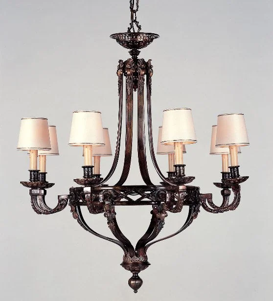 Chandeliers for Living Rooms to Create a Focal PointAntique Style Brass Oxide Chandelier With 8 Shades Chandeliers for Living Rooms to Create a Focal PointAntique Style Brass Oxide Chandelier With 8 Shades