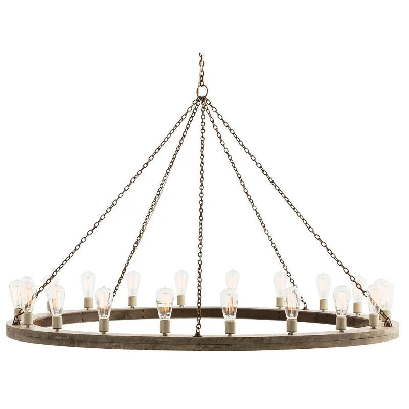 Chandeliers with Adjustable Height for Custom InstallationArteriors Geoffrey 20 Light Chandelier