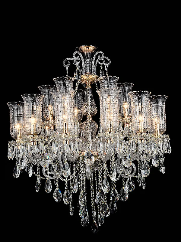 Chandeliers with Pendant Lights for a Stylish LookAurelia 18 Chandelier