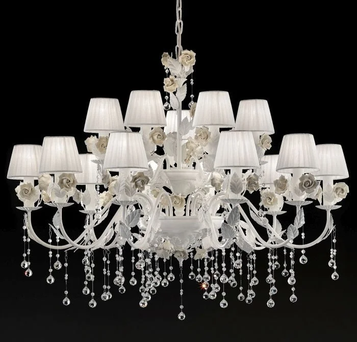 Industrial Iron Chandeliers for Loft - Inspired SpacesBeautiful 15 light chandelier with hand-painted roses Industrial Iron Chandeliers for Loft - Inspired SpacesBeautiful 15 light chandelier with hand-painted roses