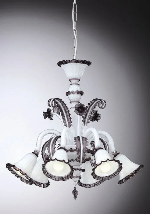 Incandescent Chandeliers for a Warm and Traditional GlowBlack And White Murano Glass Chandelier Incandescent Chandeliers for a Warm and Traditional GlowBlack And White Murano Glass Chandelier