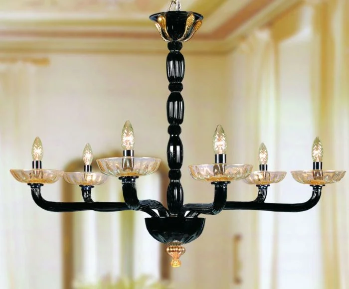 Modern Crystal Chandeliers for Contemporary HomesBlack Art Deco Style Chandelier