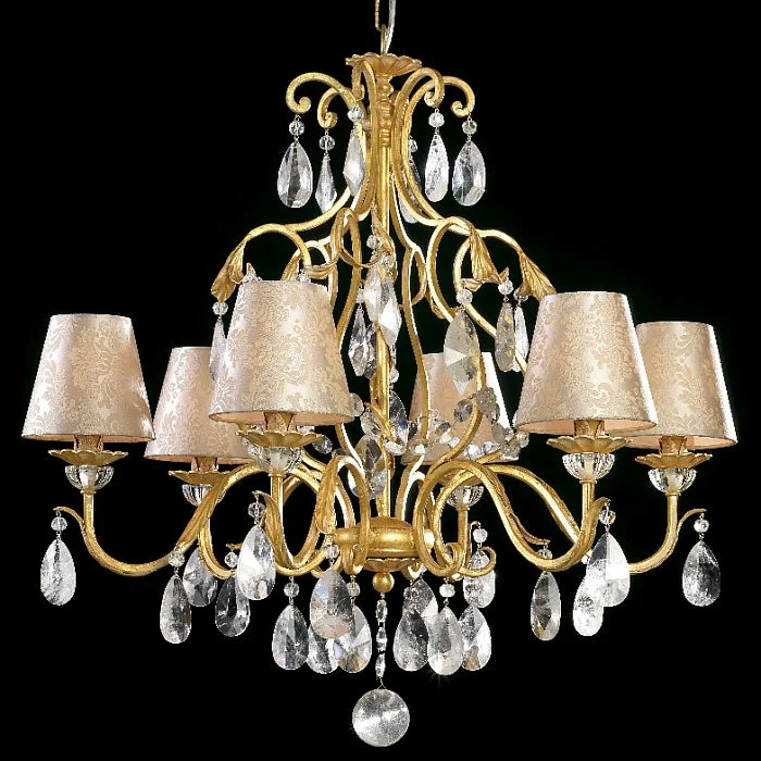 Chandeliers for Dining Rooms to Set the Mood for MealsBohemian Crystal Chandelier With Damask Shades Chandeliers for Dining Rooms to Set the Mood for MealsBohemian Crystal Chandelier With Damask Shades