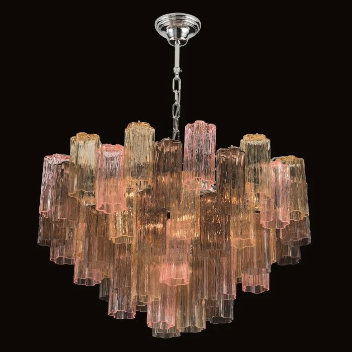 Chandeliers with Colored Glass for a Splash of ColorColoured Murano Modern Mid Century Tronchi Chandelier Chandeliers with Colored Glass for a Splash of ColorColoured Murano Modern Mid Century Tronchi Chandelier