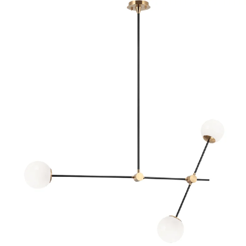 Art Deco Chandeliers for a Retro - Glam LookCosmic 3-Light Pendant