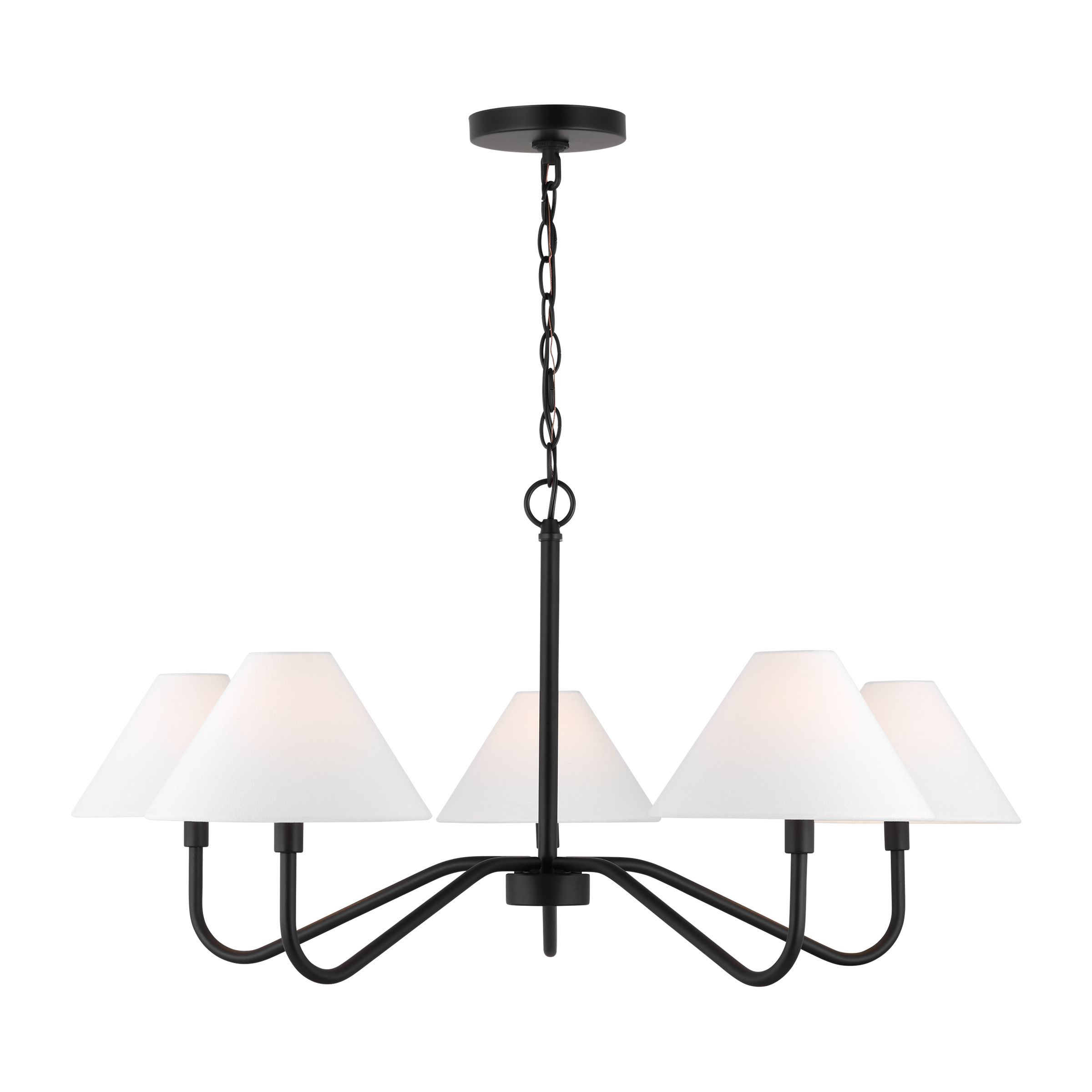 Chandeliers with Metal Frames in Bronze FinishEldon Large Chandelier