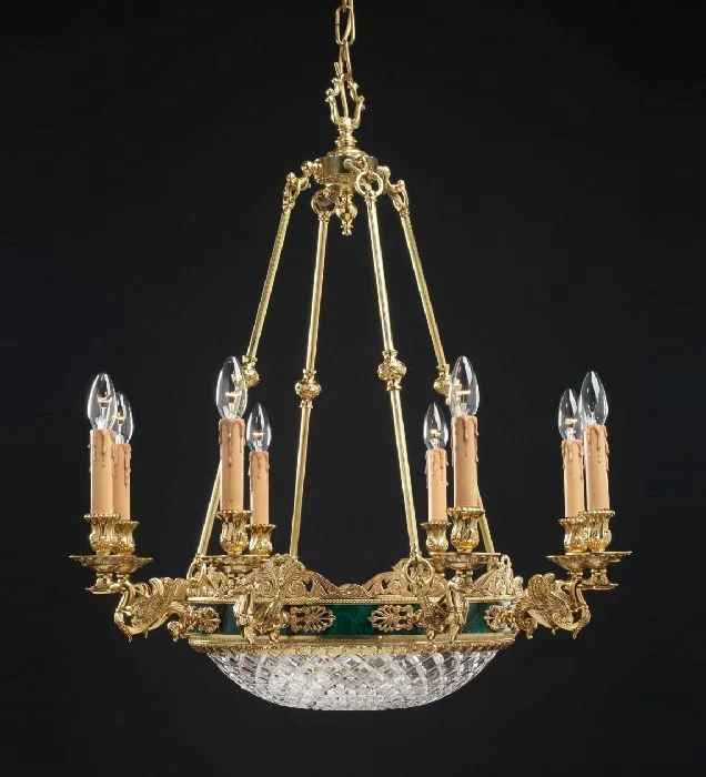 Chandeliers for Living Rooms to Create a Focal PointFrench Gold And Green Malachite Chandelier Chandeliers for Living Rooms to Create a Focal PointFrench Gold And Green Malachite Chandelier