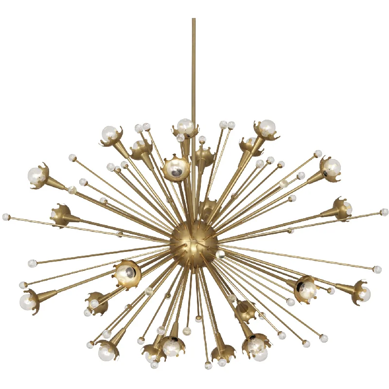 Chandeliers with Colored Glass for a Splash of ColorGiant Sputnik Chandelier