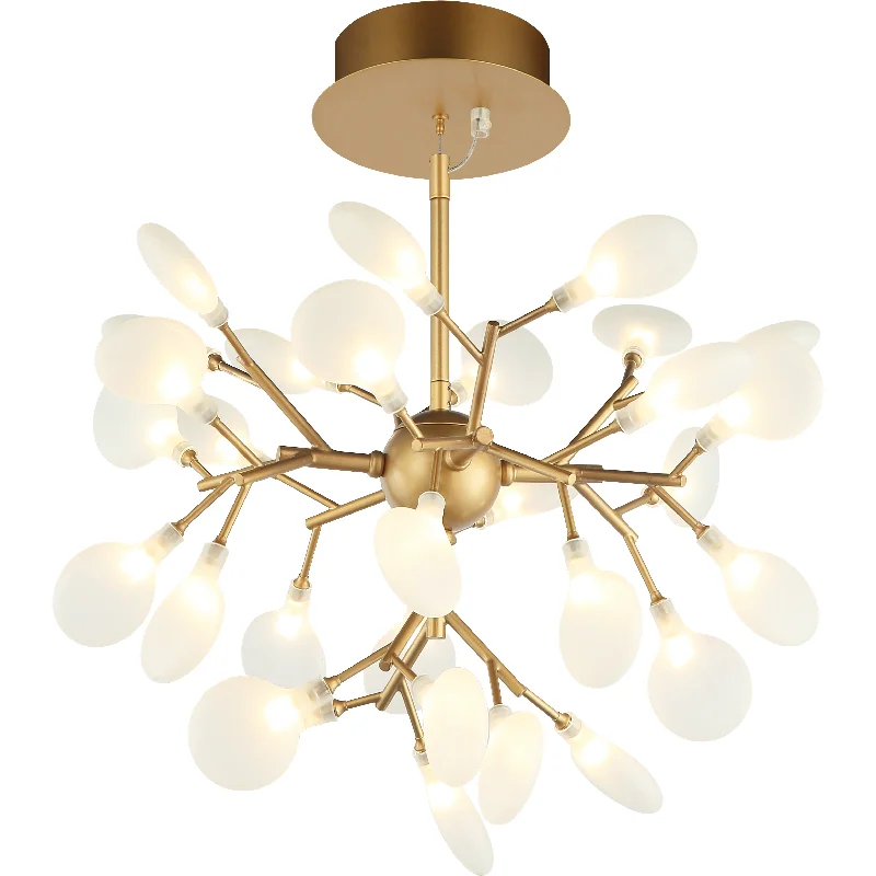 Rustic Wood Chandeliers for Country - Style HousesHydrangea Bloom Chandelier