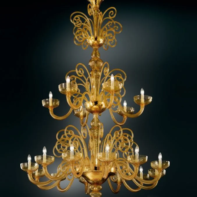 Chandeliers with Sputnik - Style Design for a Futuristic VibeLarge Amber Murano Glass 18 Light Chandelier Chandeliers with Sputnik - Style Design for a Futuristic VibeLarge Amber Murano Glass 18 Light Chandelier