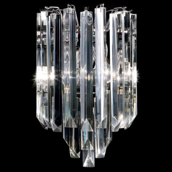 Chandeliers for Living Rooms to Create a Focal PointLead Crystal Prism Wall Lamp With Clear & Coloured Murano Option Chandeliers for Living Rooms to Create a Focal PointLead Crystal Prism Wall Lamp With Clear & Coloured Murano Option
