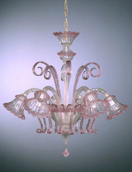 Traditional Brass Chandeliers for Classic InteriorsLight Pink Murano Glass Chandelier Traditional Brass Chandeliers for Classic InteriorsLight Pink Murano Glass Chandelier