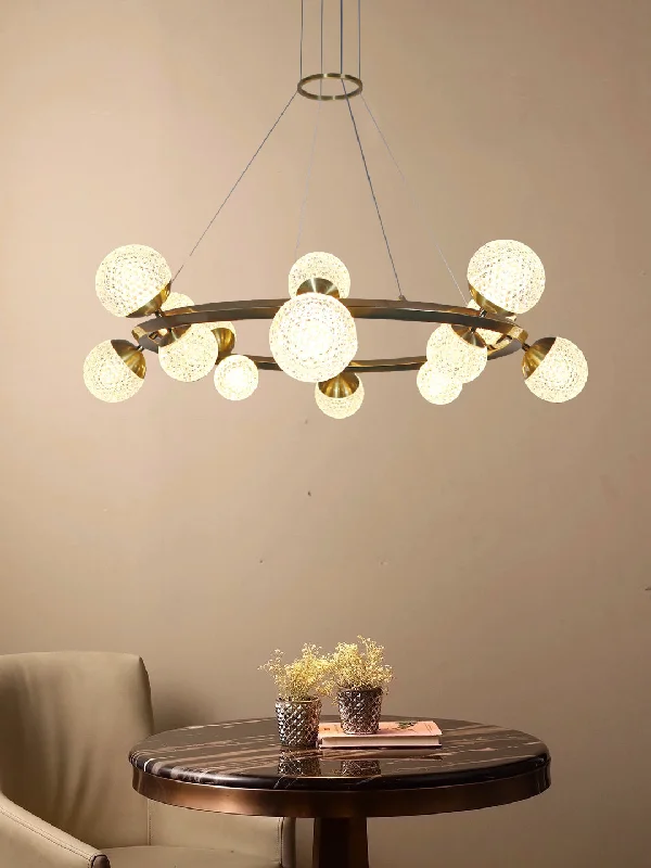 Chandeliers with Metal Frames in Bronze FinishMarnie Chandelier