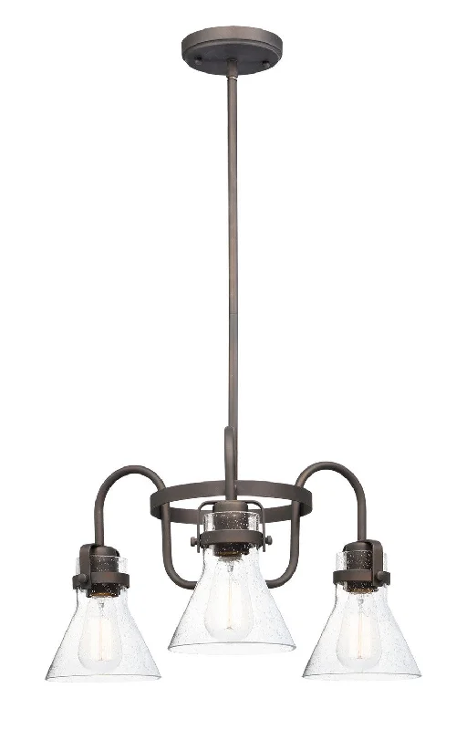 Chandeliers with Metal Frames in Silver FinishSeafarer LED Chandelier