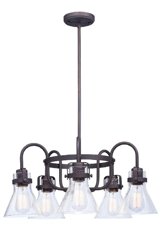 Chandeliers with Metal Frames in Black FinishSeafarer LED Chandelier