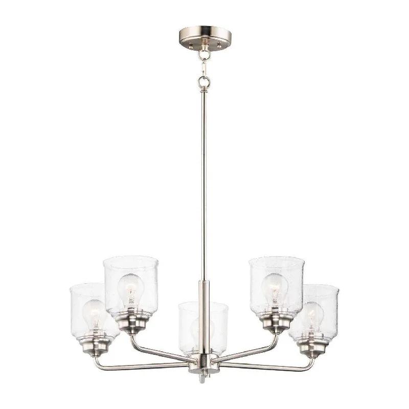 Chandeliers with Metal Frames in Silver FinishAcadia Chandelier