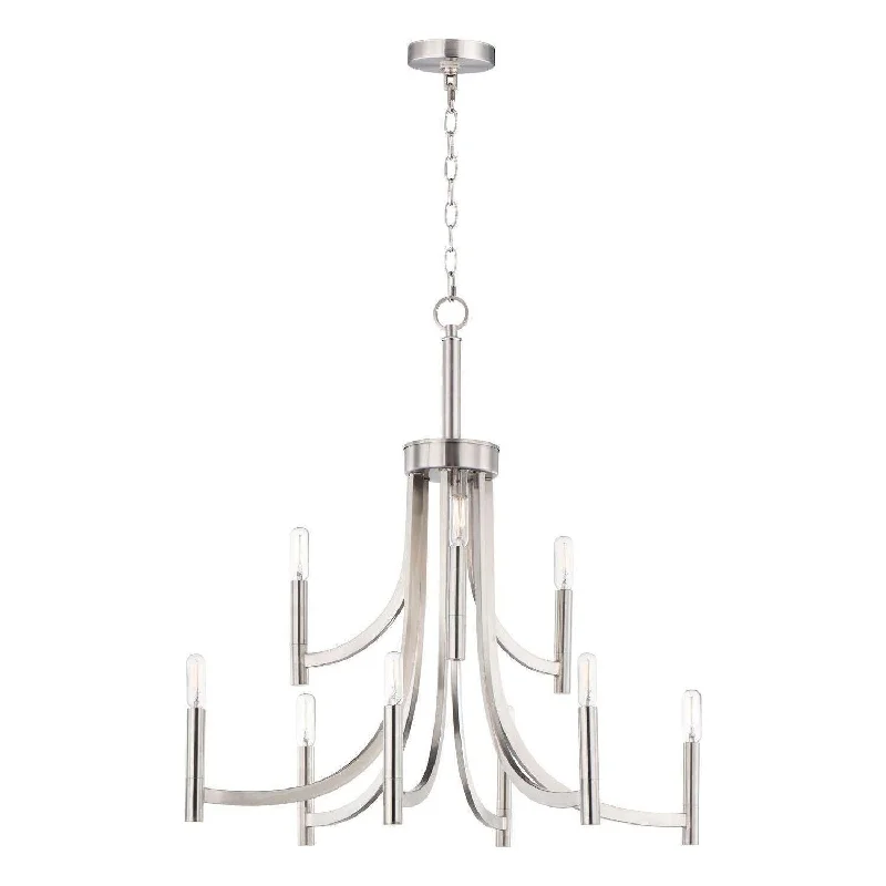 Chandeliers with Frosted Glass for a Softer Light DiffusionLyndon Chandelier
