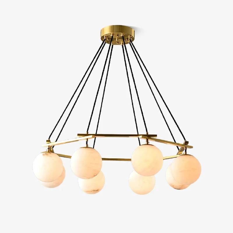 Modern Crystal Chandeliers for Contemporary HomesMiira Alabaster Chandelier