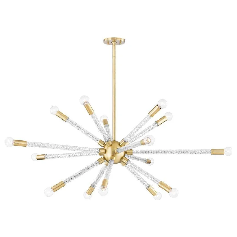 Chandeliers with Metal Frames in Gold FinishPippin 15-Light Chandelier