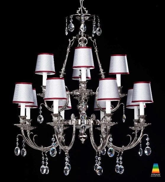 Incandescent Chandeliers for a Warm and Traditional GlowNickel And Swarowski Cystal Chandelier Incandescent Chandeliers for a Warm and Traditional GlowNickel And Swarowski Cystal Chandelier