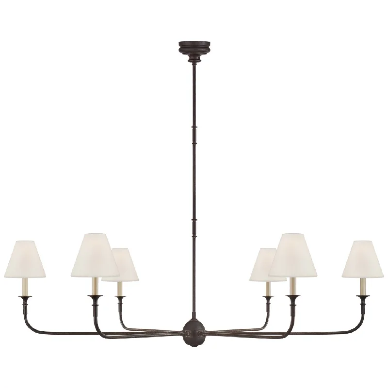 Chandeliers with Metal Frames in Copper FinishPiaf Chandelier