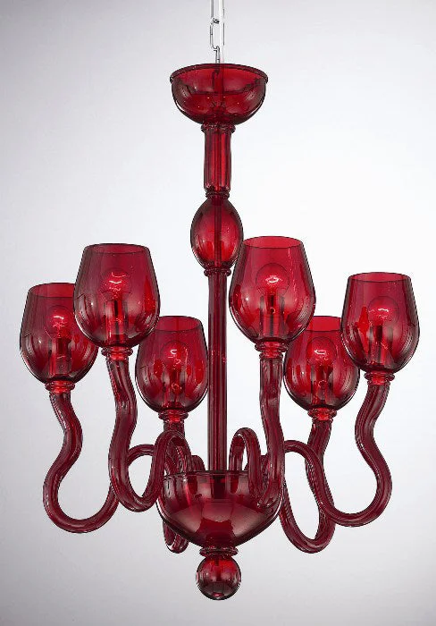 Bohemian - Style Beaded Chandeliers for Eclectic DecorRed Murano Glass Chandelier With Shades Bohemian - Style Beaded Chandeliers for Eclectic DecorRed Murano Glass Chandelier With Shades