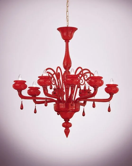 Modern Crystal Chandeliers for Contemporary HomesRed Rigadin Murano Glass Chandelier Modern Crystal Chandeliers for Contemporary HomesRed Rigadin Murano Glass Chandelier