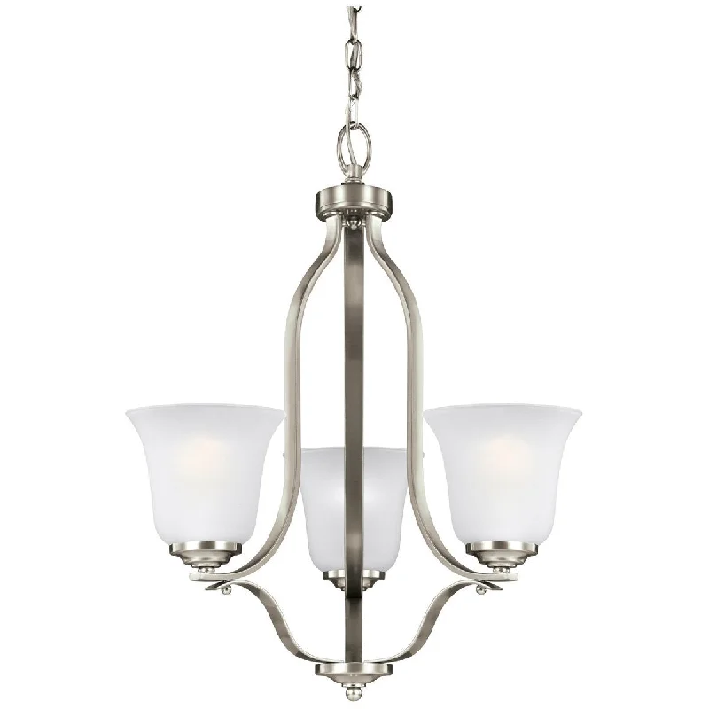 Chandeliers with Dimmable Lights for Ambiance ControlSea Gull Lighting Emmons Three Light Chandelier