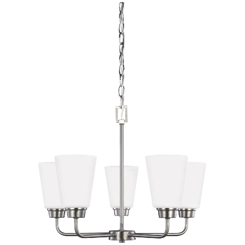 Victorian - Inspired Chandeliers with Ornate DetailsSea Gull Lighting Kerrville Transitional Five Light Chandelier Victorian - Inspired Chandeliers with Ornate DetailsSea Gull Lighting Kerrville Transitional Five Light Chandelier