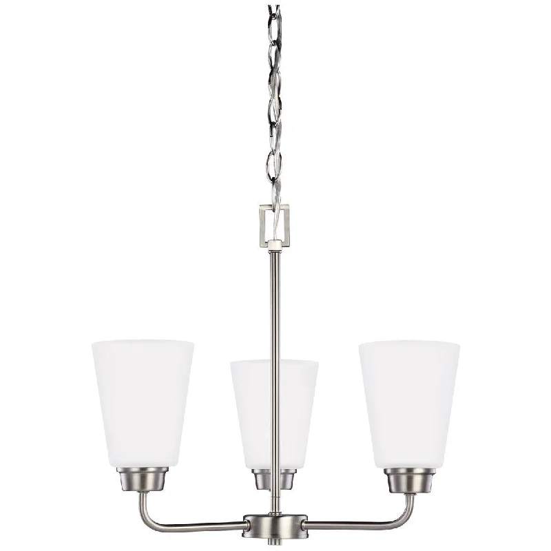 LED Chandeliers for Energy - Efficient LightingSea Gull Lighting Kerrville Transitional Three Light Chandelier LED Chandeliers for Energy - Efficient LightingSea Gull Lighting Kerrville Transitional Three Light Chandelier
