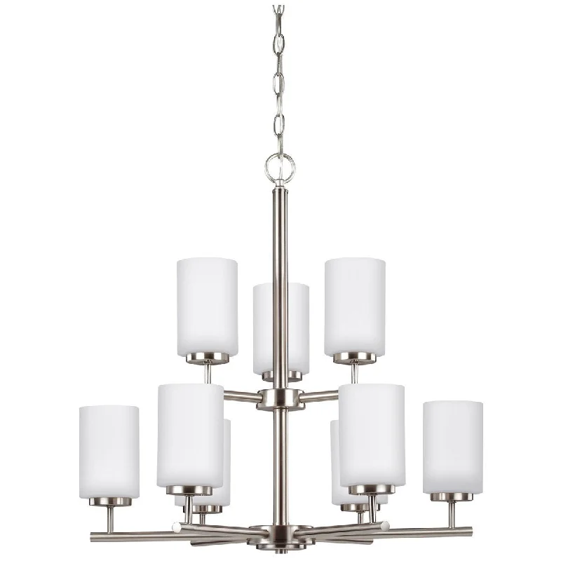 Oversized Chandeliers as a Statement Piece in Living RoomsSea Gull Lighting Oslo Contemporary Nine Light Chandelier Oversized Chandeliers as a Statement Piece in Living RoomsSea Gull Lighting Oslo Contemporary Nine Light Chandelier
