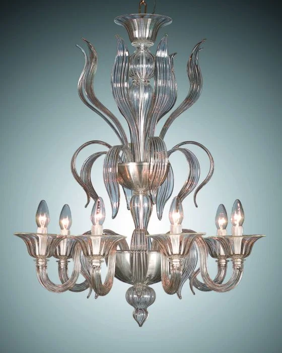 Bohemian - Style Beaded Chandeliers for Eclectic DecorSix Arm Crystal And Amber Glass Chandelier Bohemian - Style Beaded Chandeliers for Eclectic DecorSix Arm Crystal And Amber Glass Chandelier