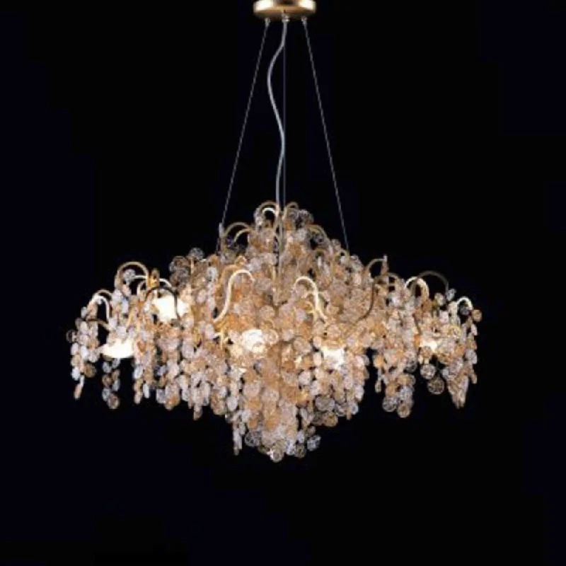 Chandeliers with Metal Frames in Copper FinishSmall Soffitto Chandelier | Opera Prima | Stil Lux Chandeliers with Metal Frames in Copper FinishSmall Soffitto Chandelier | Opera Prima | Stil Lux