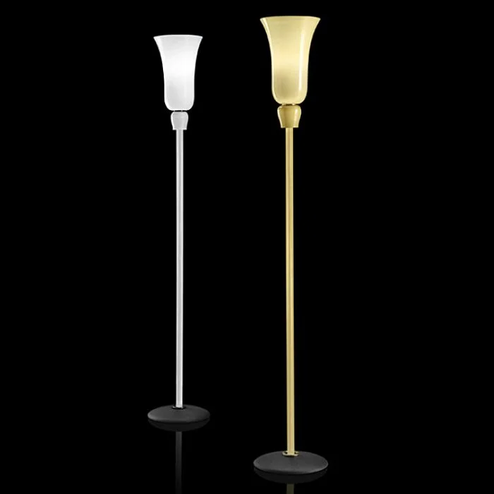 LED Chandeliers for Energy - Efficient LightingThe Anni Trenta Yellow Or White Venetian Glass Floor Lamp From Venini LED Chandeliers for Energy - Efficient LightingThe Anni Trenta Yellow Or White Venetian Glass Floor Lamp From Venini